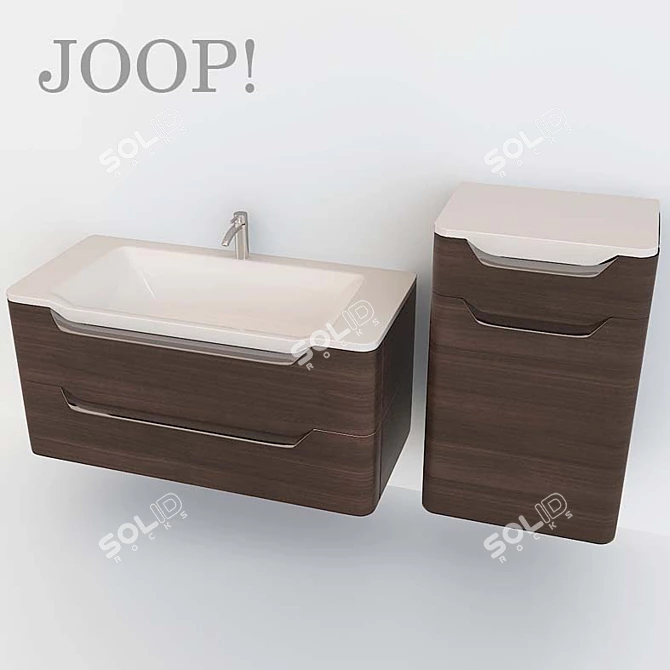 German-made JOOP! bathroom vanity 3D model image 1