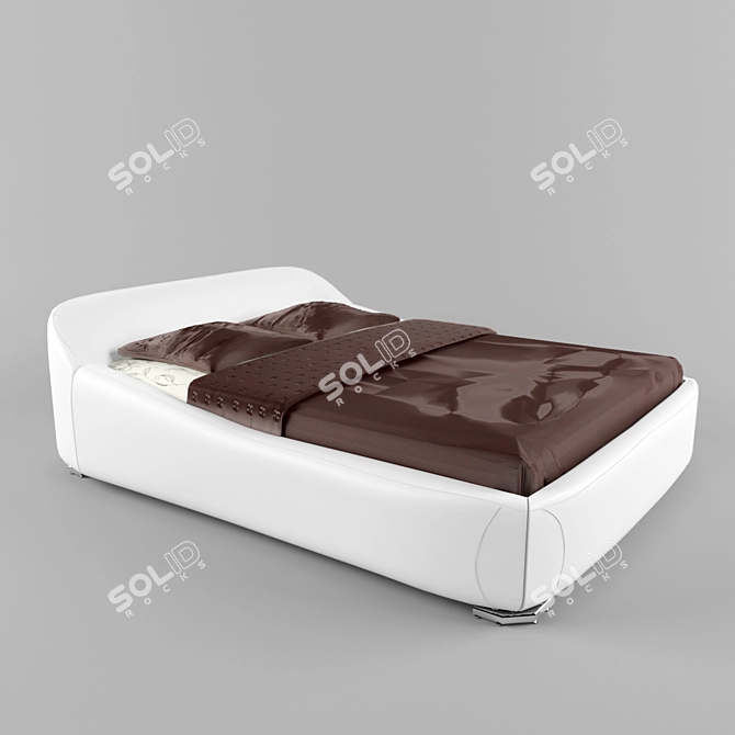 Signal Astone Bed 3D model image 2