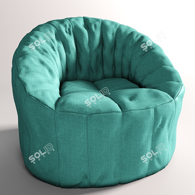 Lazurnyy Moderno Australian Armchair 3D model image 1
