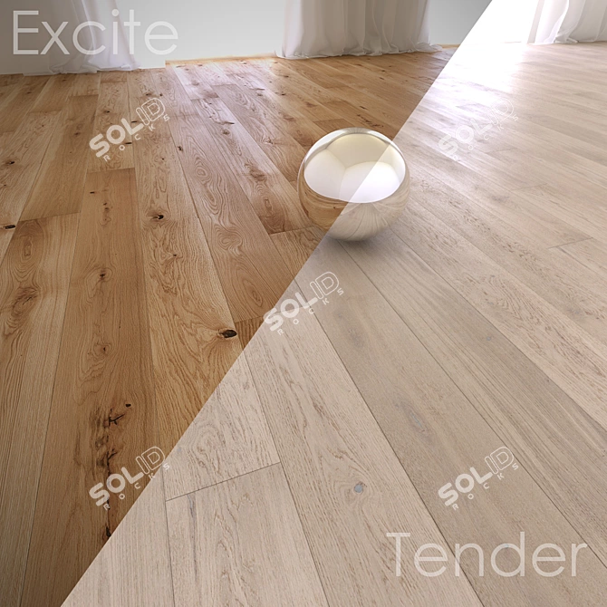 Parquet Collection: Pure Vintage Barlinek 3D model image 3