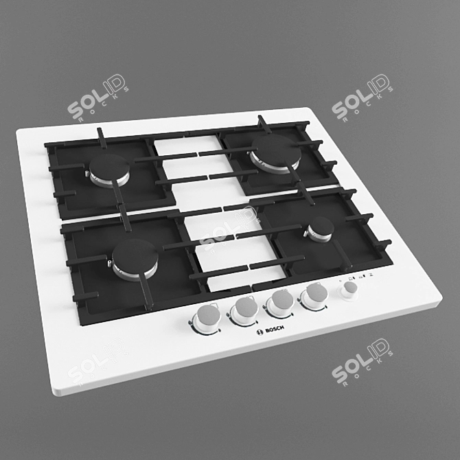  Bosch Hob PPP612M91E: Efficient and Stylish Cooktop 3D model image 1