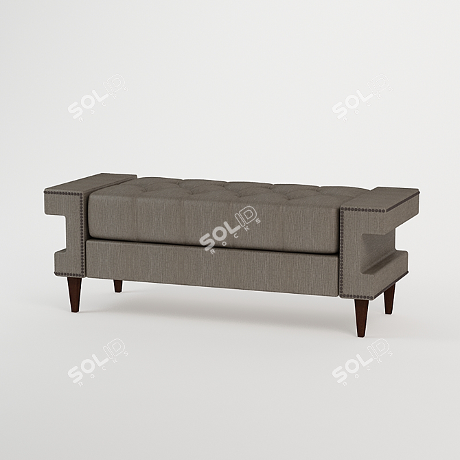 Cleo Bench: Thomas Pheasant Collection 3D model image 1