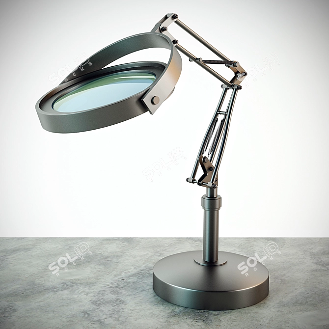 Title: Vintage Loupe Collector 3D model image 1