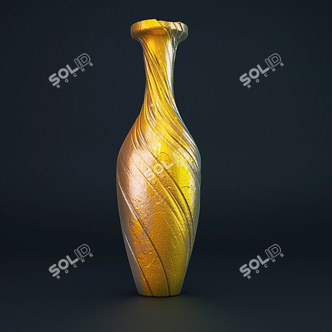 Elegant Eldorado Vase for Chic Décor 3D model image 1