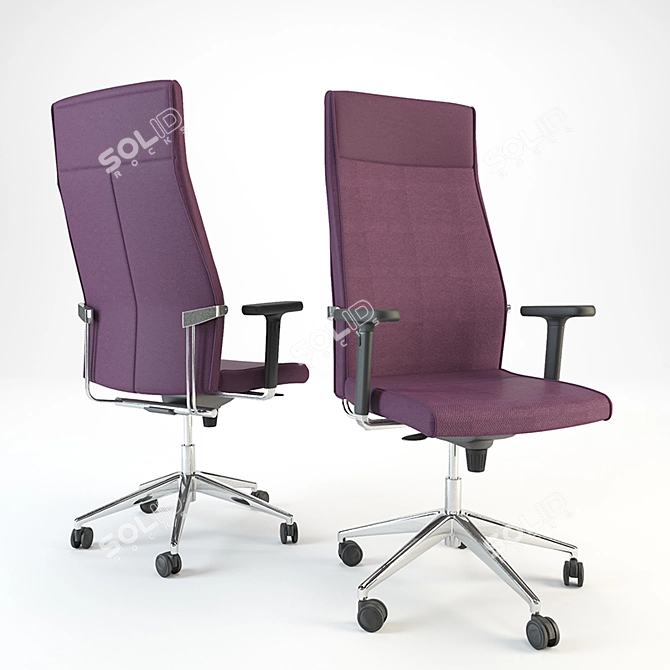 ErgoFit Office Chair 3D model image 1