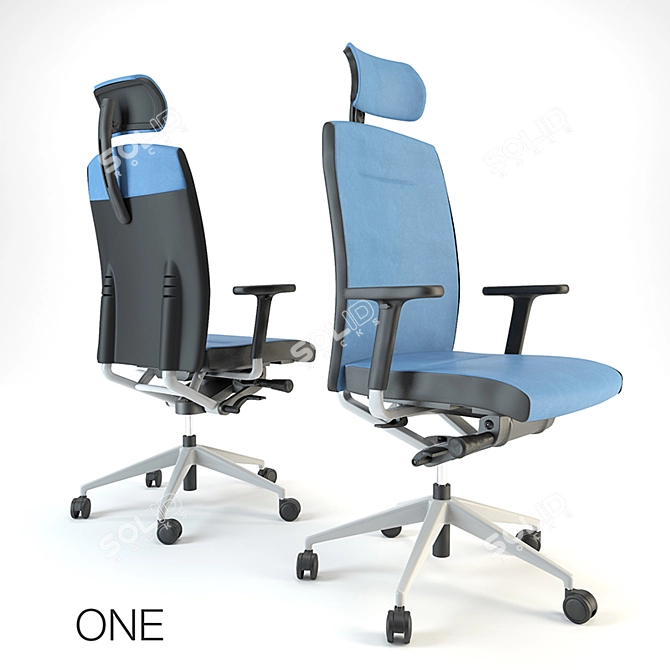 ErgoFlex Office Chair 3D model image 1