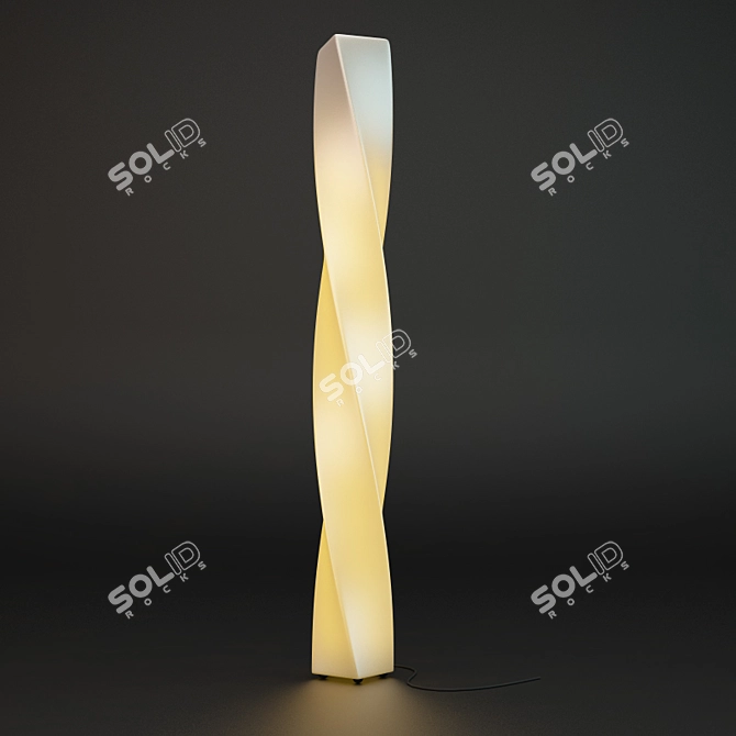 Elegant Eldorado Floor Lamp 3D model image 1