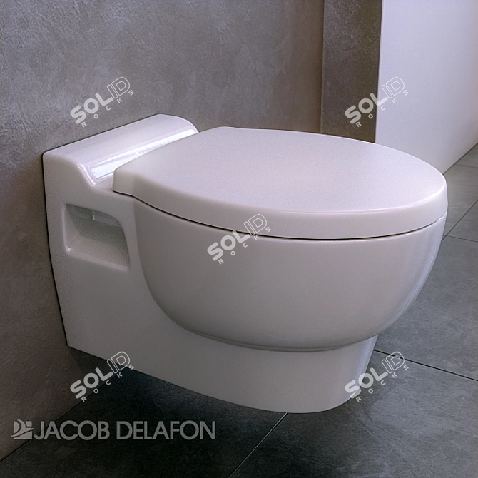 Elegant Jacob Delafon Ove 3D model image 1