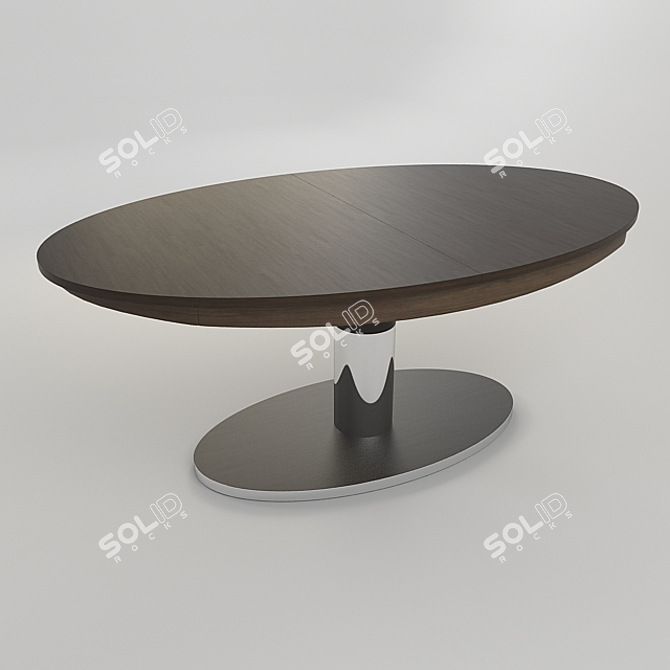 Modern Dining Diva Table 3D model image 1