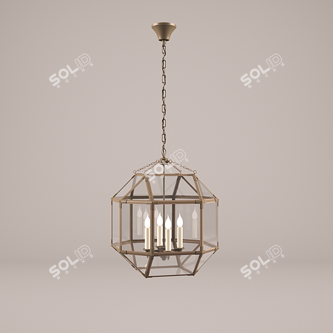 Suzanne Kasler Morris Pendant - Elegant Lighting Solution 3D model image 2