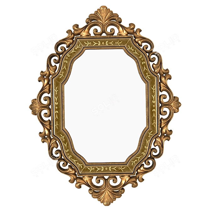 Ariana Mirror: Elegant Reflections 3D model image 1