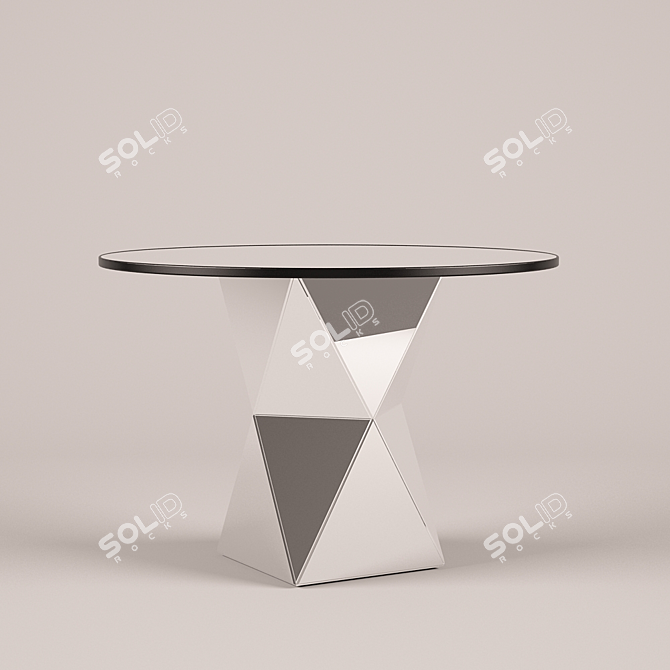 Custom-Made Coffee Table: 900mm Diameter, 600mm Height 3D model image 1