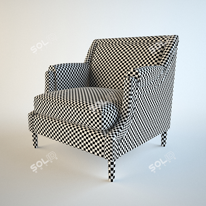 Jacques Garcia Priam Chair 3D model image 2