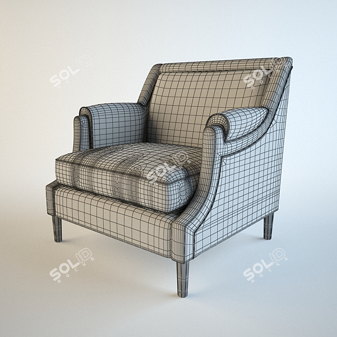 Jacques Garcia Priam Chair 3D model image 3