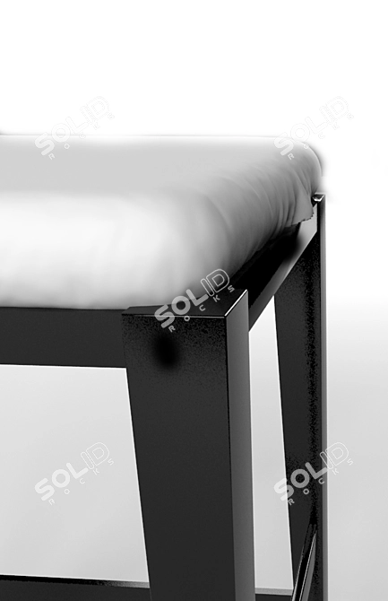 Title: Geometric Folding Bar Stool 3D model image 3