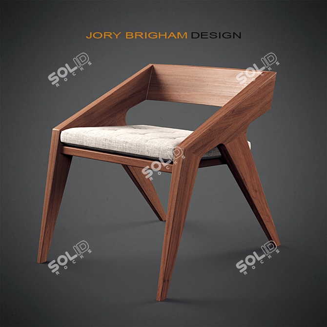 Modern Design Hank Chair 3D model image 1