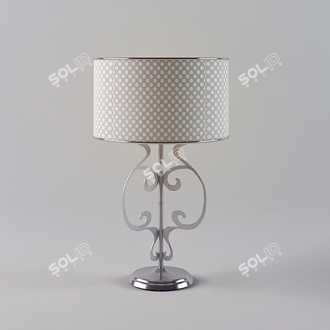 Italian Elegance: Cortezari Erika Table Lamp 3D model image 1