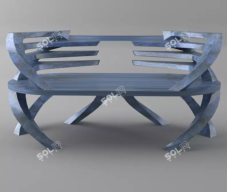 Sleek Comfort: Modern Sofa 3D model image 1