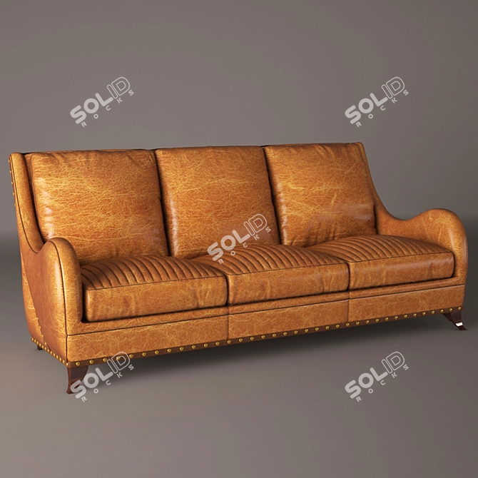 Hancock & Moore Bohemian Sofa 3D model image 1