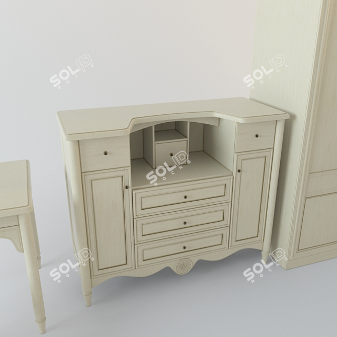 Spar Diletta: Elegant and Functional Camerette for Your Home 3D model image 2