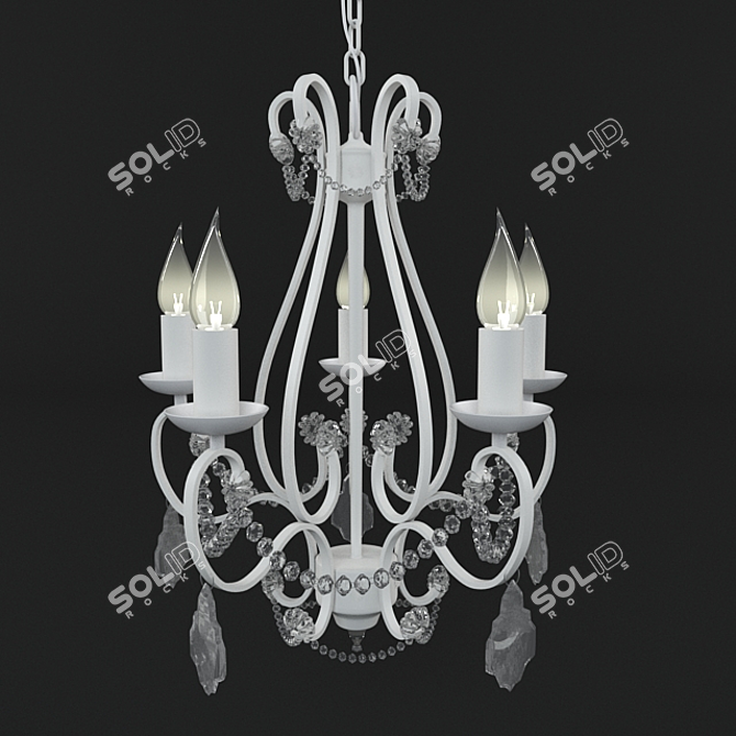 MW-Light Nymph Chandelier 3D model image 1