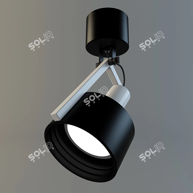 Modular Ninety PAR30 Halogen - Stylish Belgian Lighting 3D model image 1