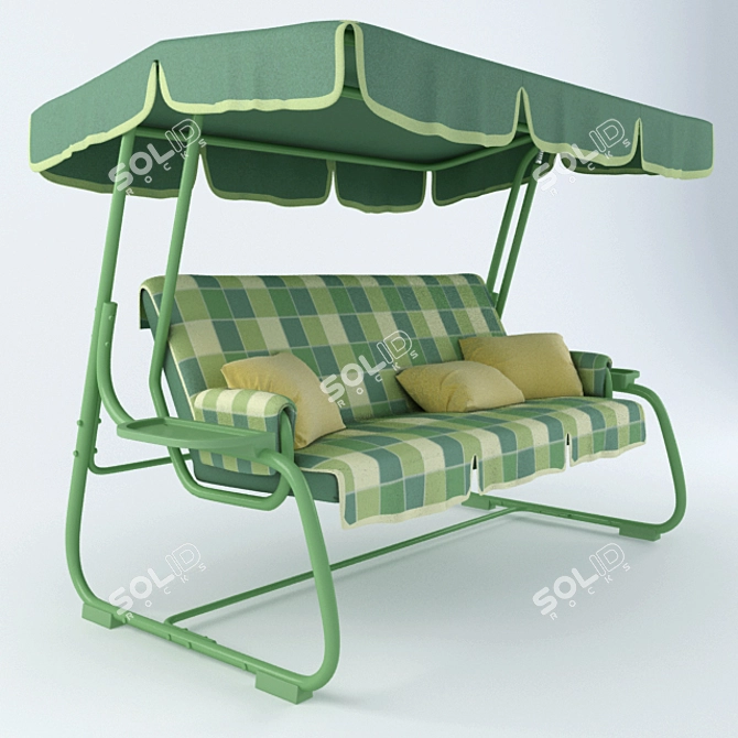 Rodeo Camping Swing 3D model image 1