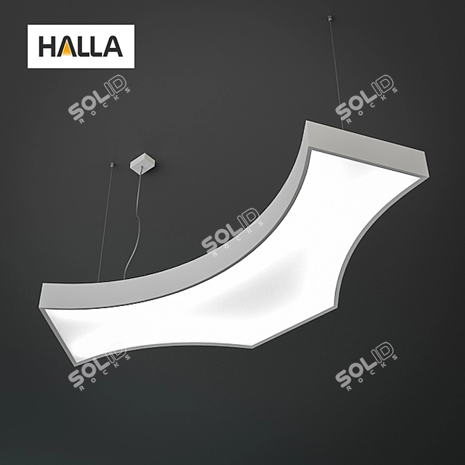 Title: MILA 101-501K-80GDE/840 Halla Lamp 3D model image 1