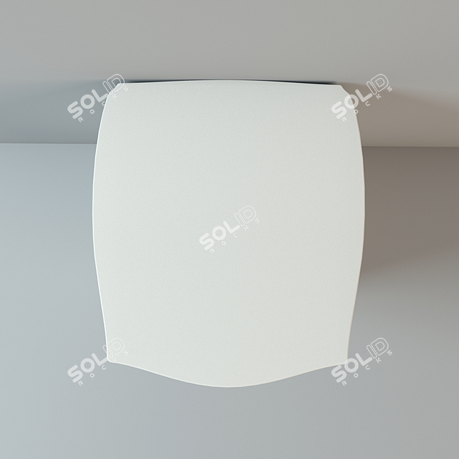 Sleek Hanging Toilet with Micro-Lift 3D model image 2