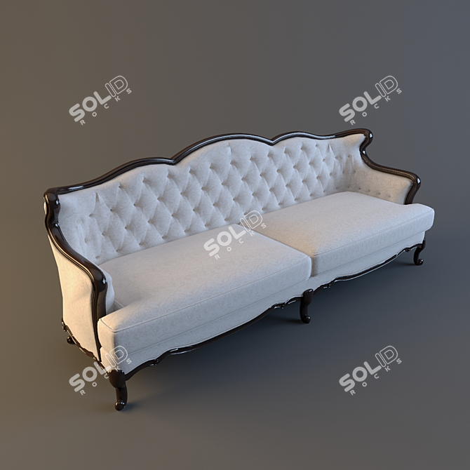 Timeless Elegance: Classic Sofa 3D model image 1