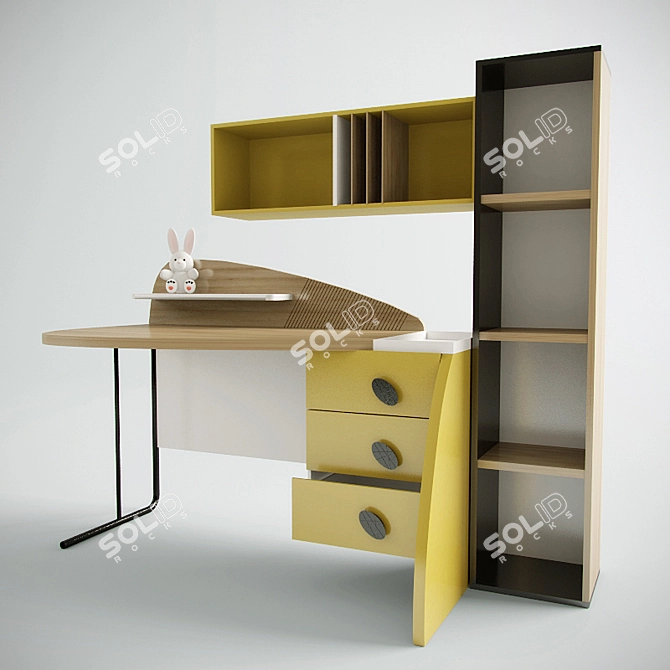Title: Cilec NewJoy VIP Kids' Furniture Set 3D model image 2