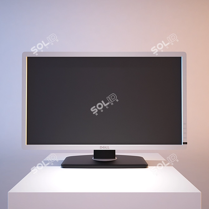 High-Resolution Dell U2312HM Monitor 3D model image 3