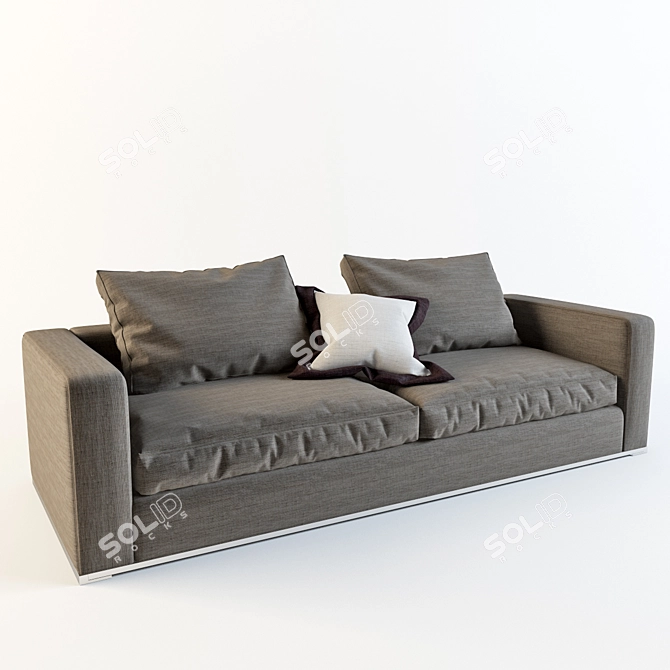Sophisticated B&B Italia Sofa 3D model image 1
