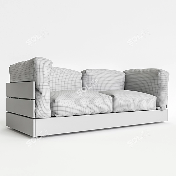 Contemporary Italian Design: PIERANTONIO BONACINA - STAVE Sofa 3D model image 2