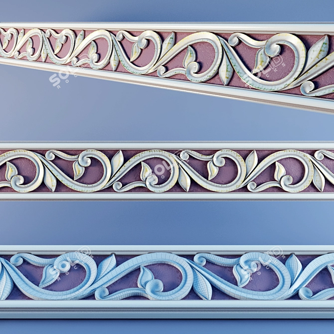 Elegant Ornament No. 2 3D model image 1