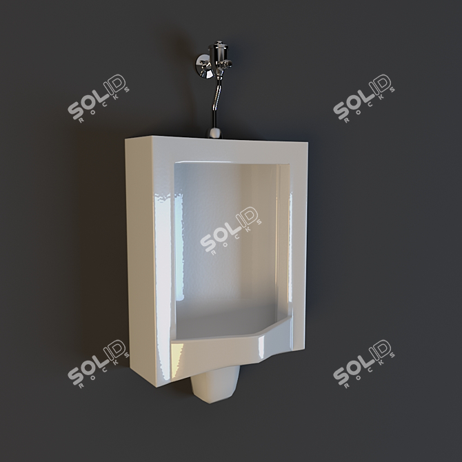 Manly Urinal 3D model image 1