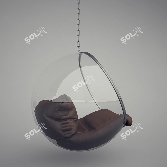 Modern Bubble Chair: Stylish and Comfy 3D model image 2