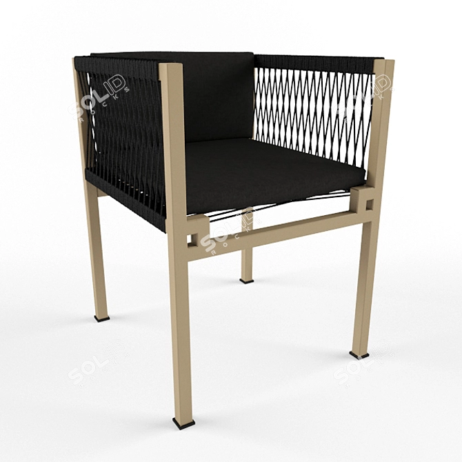 Mesh Chair, Comfortable Seating Solution 3D model image 1