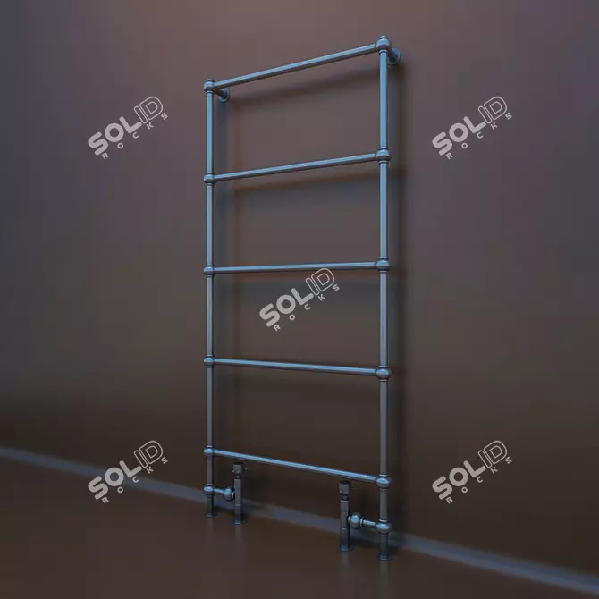 Luxury Towel Warmer: Devon-Devon BACCUS 3D model image 1