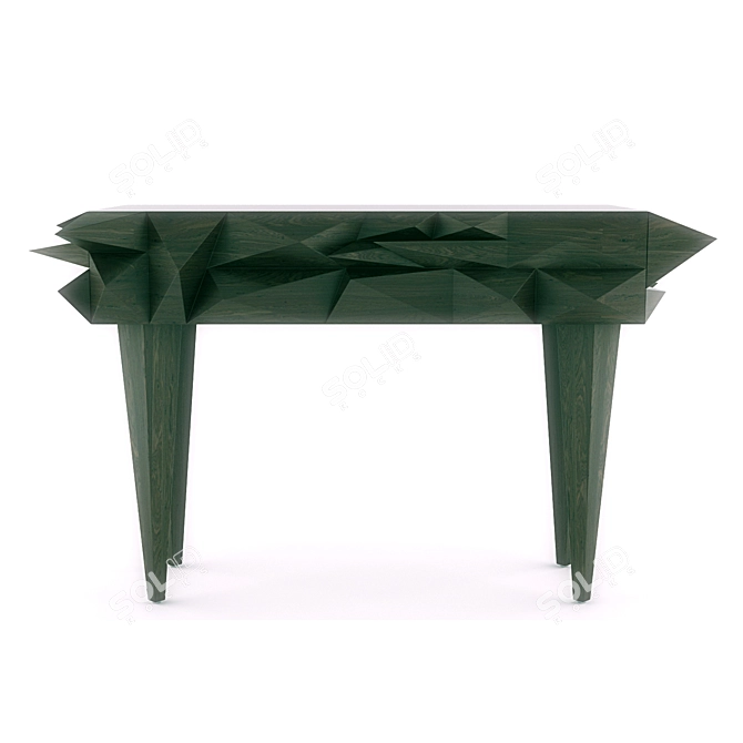 Table Dark Green 3D model image 1