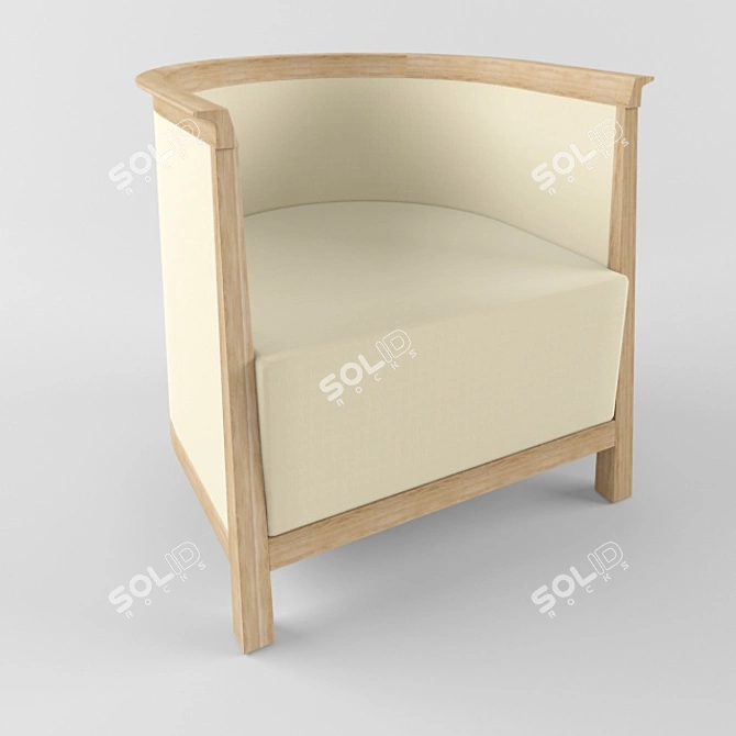 Italian Billiani Smack Chair 3D model image 1