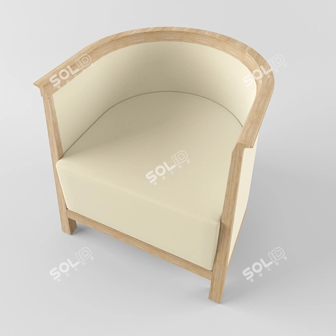 Italian Billiani Smack Chair 3D model image 2