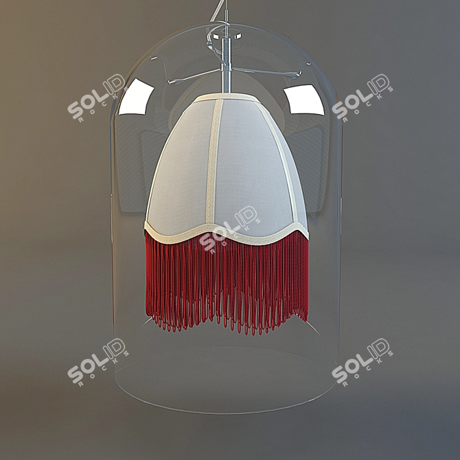 Teca Victorian Pendant Light 3D model image 1