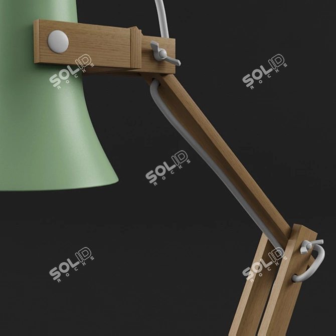 Sleek Modern Table Lamp 3D model image 3