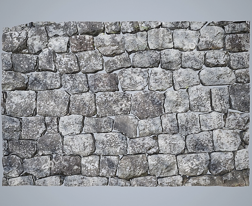 Striking Masonry Stone: 3000x2000mm 3D model image 3