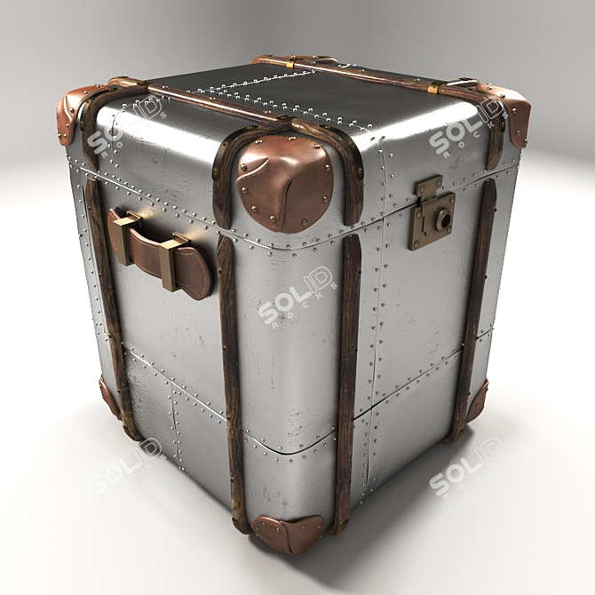 Richards' Big Hinged Chest 3D model image 1