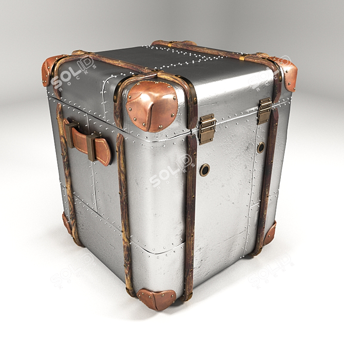 Richards' Big Hinged Chest 3D model image 2