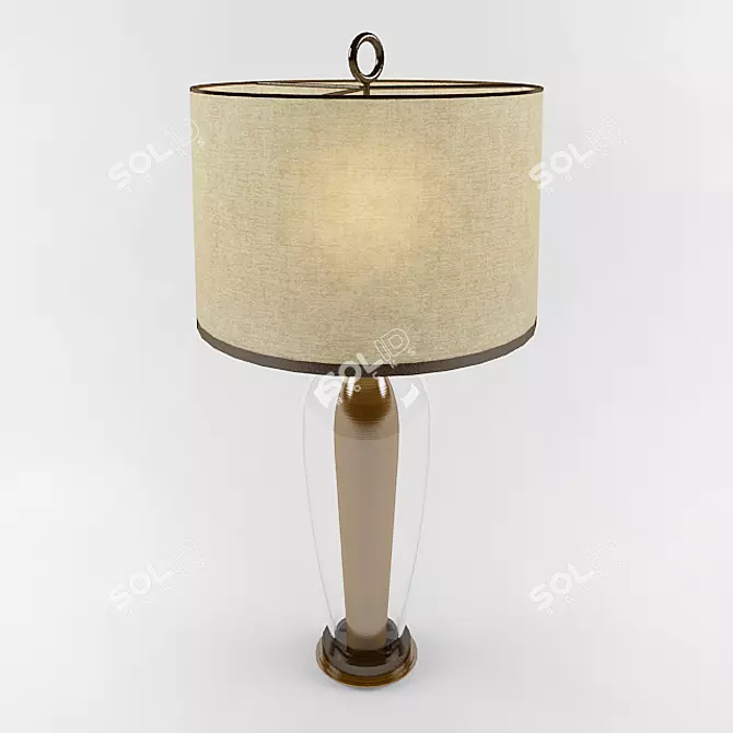 Elegant Roselade Table Lamp 3D model image 1