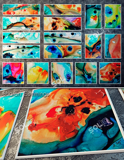 "Ethereal Art by Sharon Cummings 3D model image 1