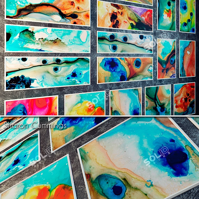 "Ethereal Art by Sharon Cummings 3D model image 2